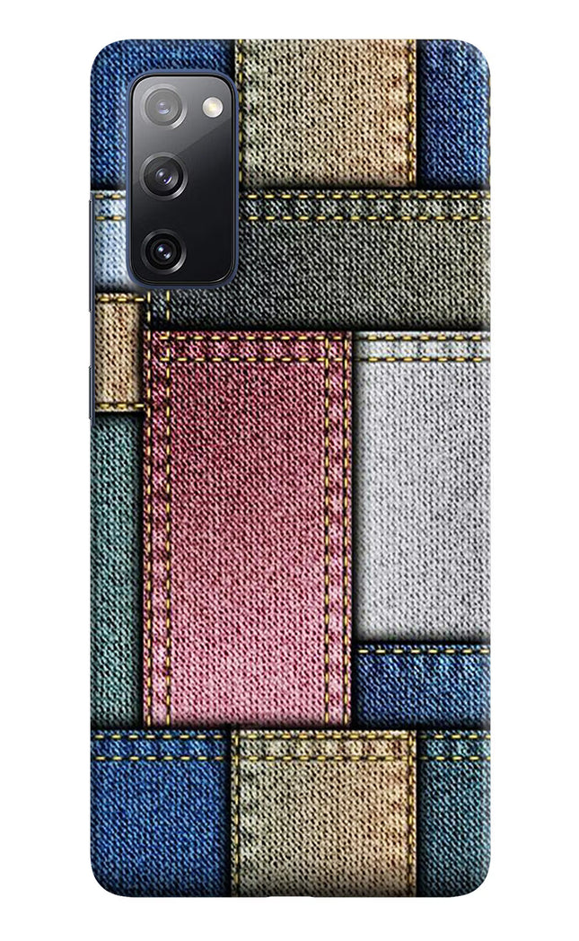 Multicolor Jeans Samsung S20 FE Hard Case Back Cover by Casekaro