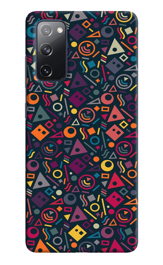 Geometric Abstract Samsung S20 FE Hard Case Back Cover by Casekaro