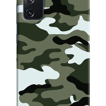 Camouflage Samsung S20 FE Hard Case Back Cover by Casekaro