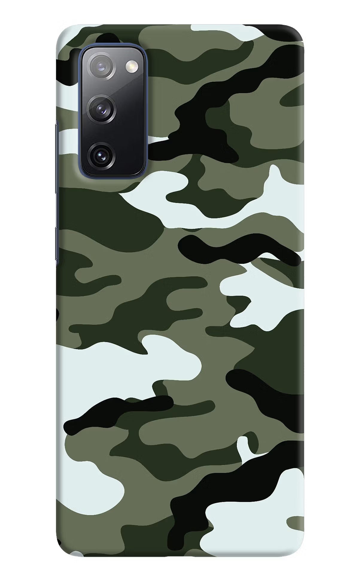 Camouflage Samsung S20 FE Hard Case Back Cover by Casekaro