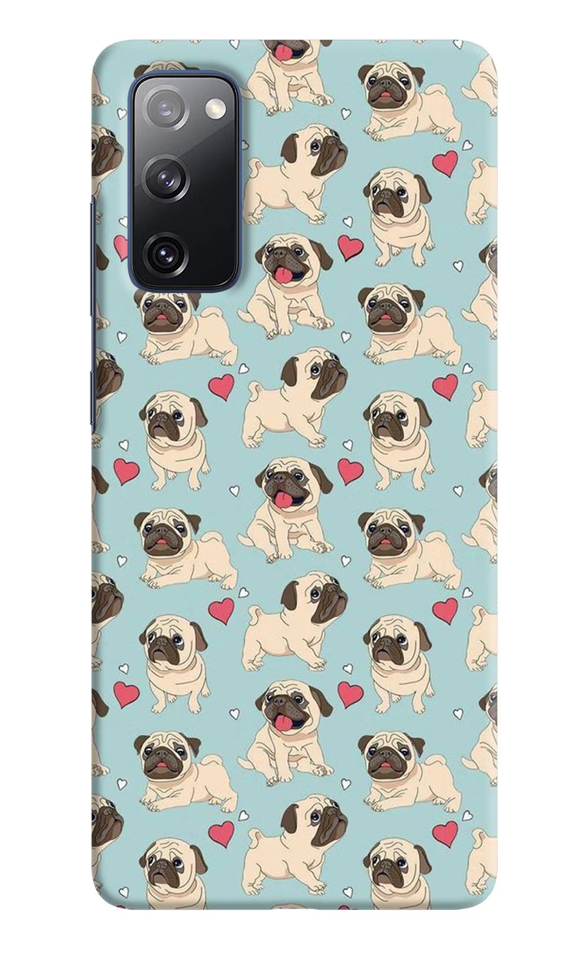 Pug Dog Samsung S20 FE Hard Case Back Cover by Casekaro