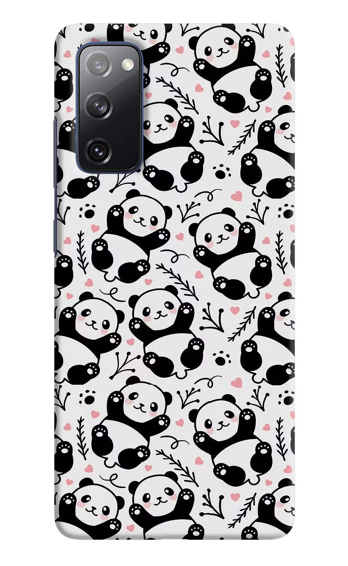Cute Panda Samsung S20 FE Hard Case Back Cover by Casekaro