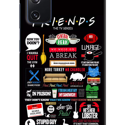 FRIENDS Samsung S20 FE Hard Case Back Cover by Casekaro