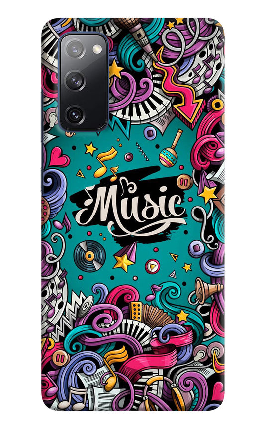 Music Graffiti Samsung S20 FE Hard Case Back Cover by Casekaro