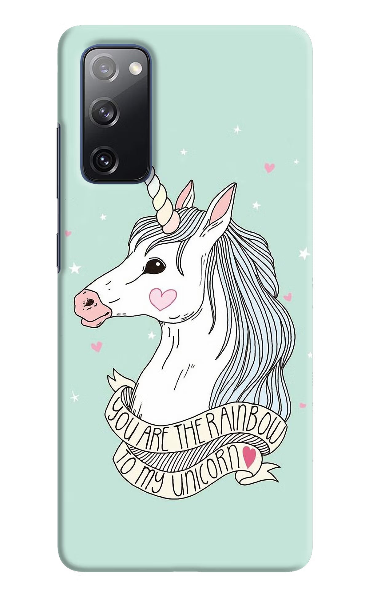 Unicorn Wallpaper Samsung S20 FE Hard Case Back Cover by Casekaro