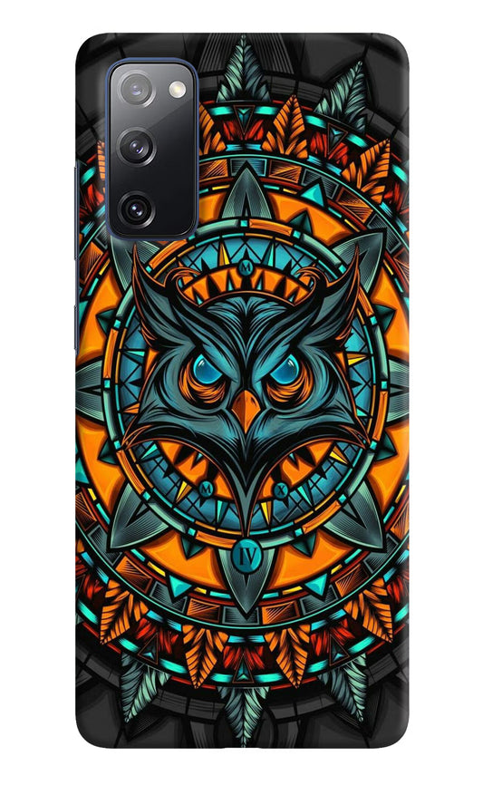 Angry Owl Art Samsung S20 FE Hard Case Back Cover by Casekaro