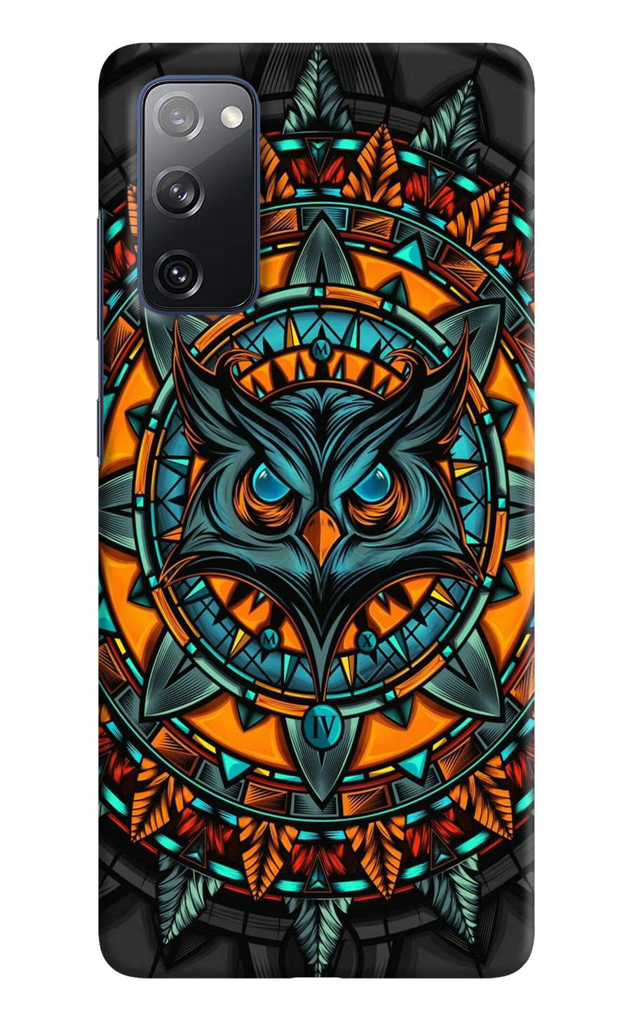 Angry Owl Art Samsung S20 FE Back Cover, Hard case