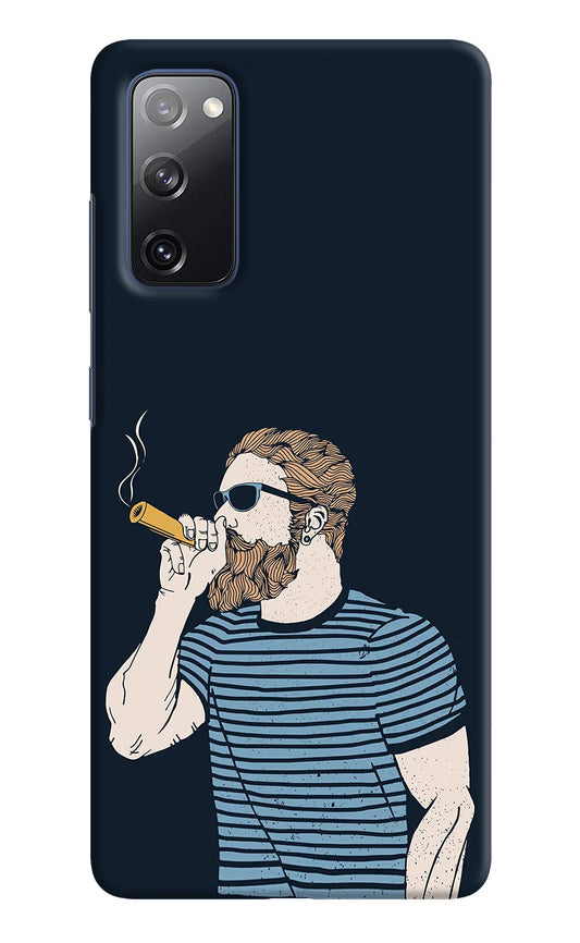 Smoking Samsung S20 FE Hard Case Back Cover by Casekaro