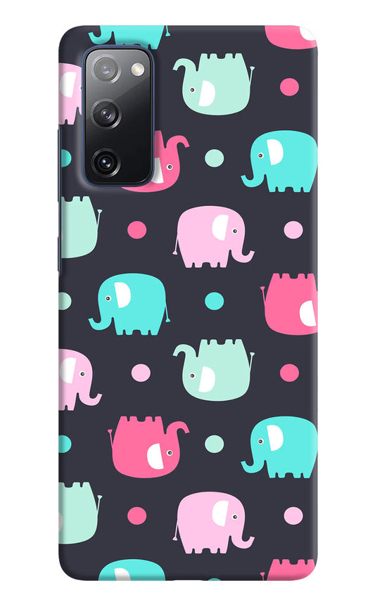 Elephants Samsung S20 FE Hard Case Back Cover by Casekaro
