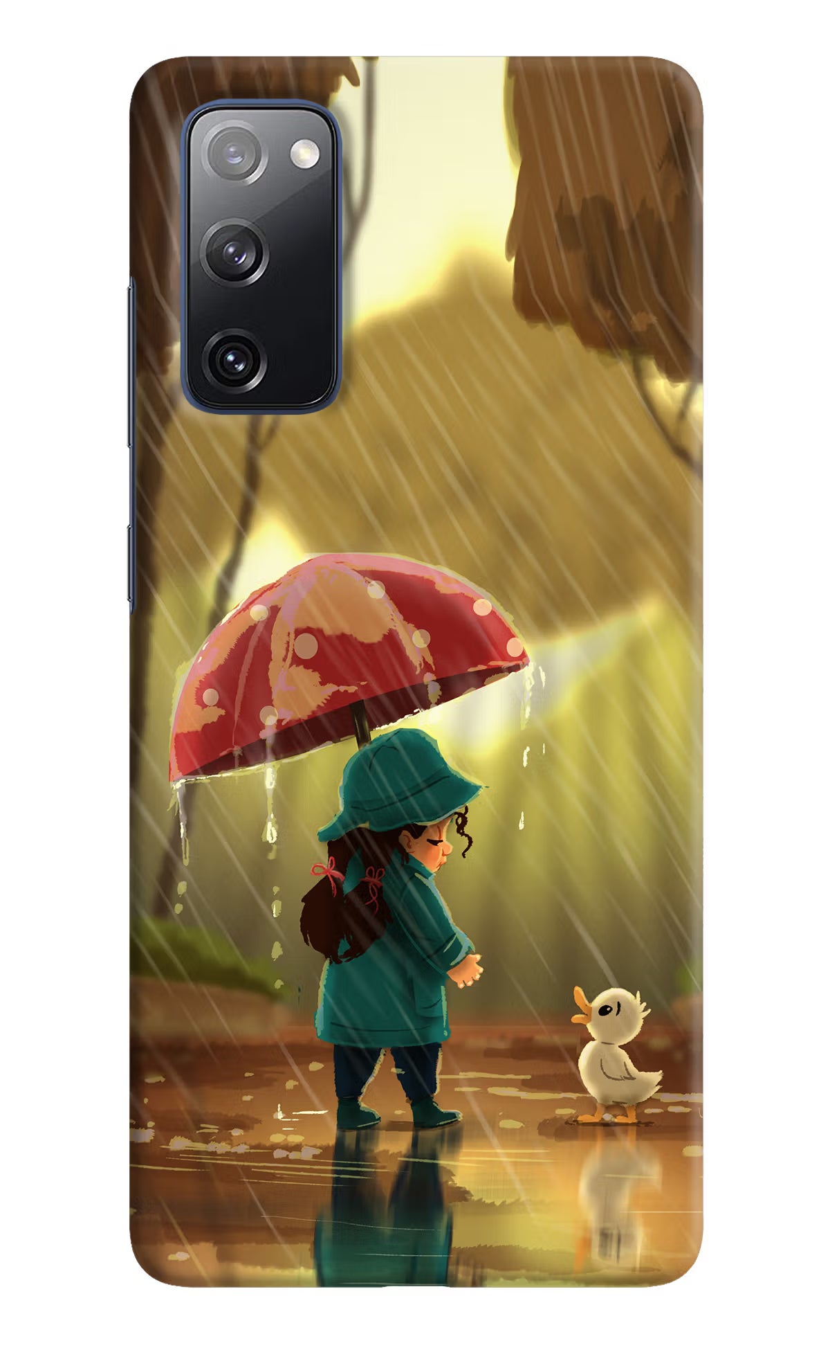 Rainy Day Samsung S20 FE Hard Case Back Cover by Casekaro
