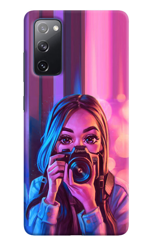 Girl Photographer Samsung S20 FE Hard Case Back Cover by Casekaro