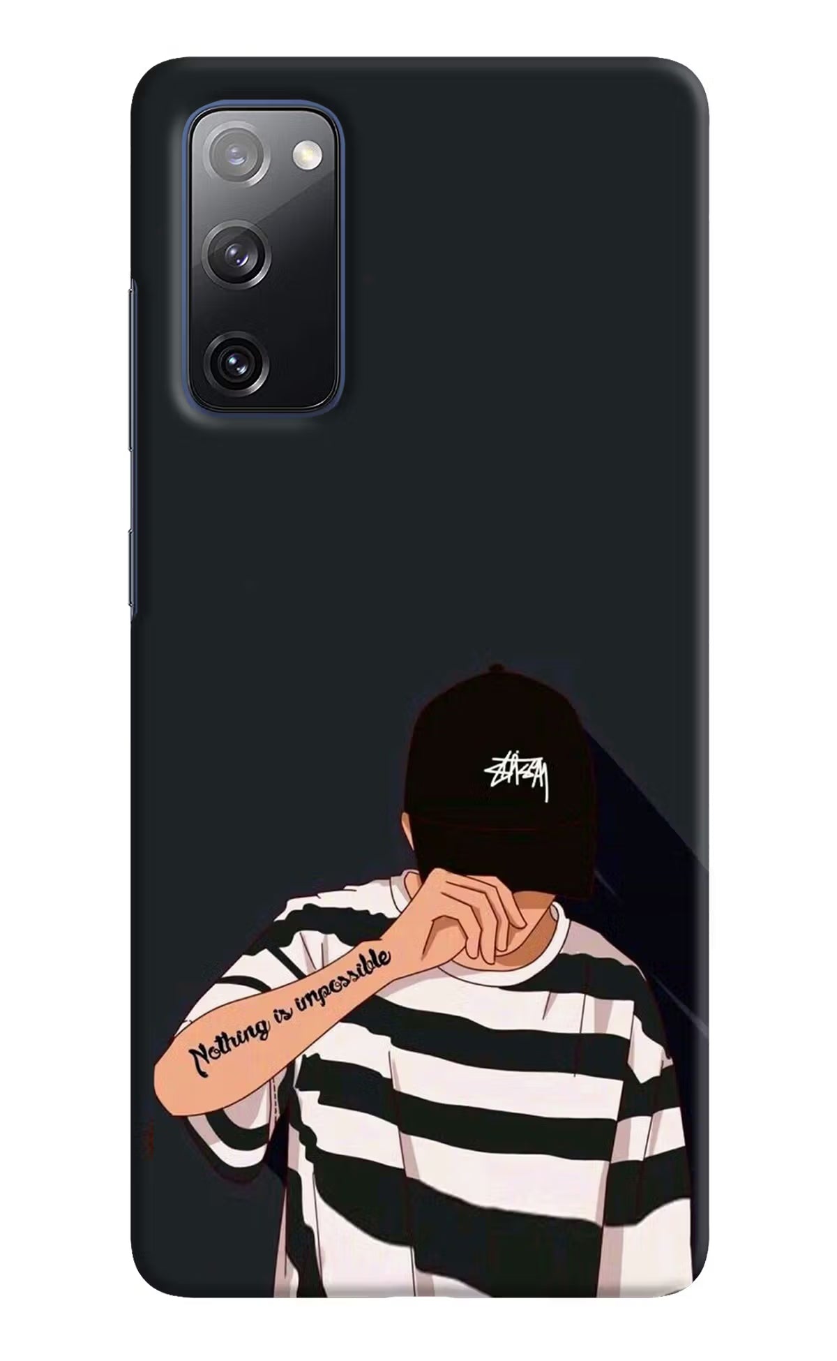 Aesthetic Boy Samsung S20 FE Hard Case Back Cover by Casekaro
