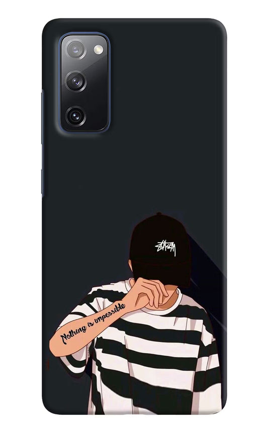 Aesthetic Boy Samsung S20 FE Hard Case Back Cover by Casekaro
