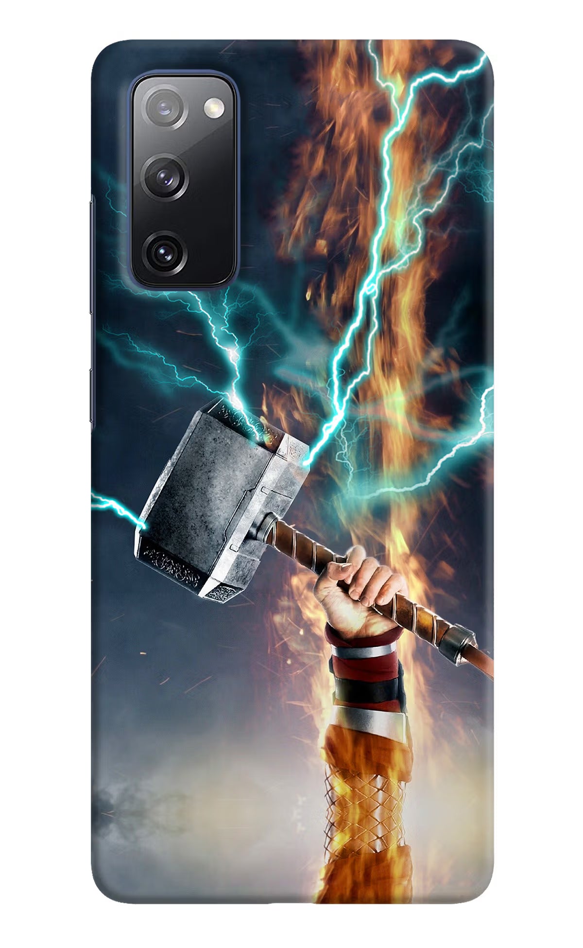 Thor Hammer Mjolnir Samsung S20 FE Hard Case Back Cover by Casekaro