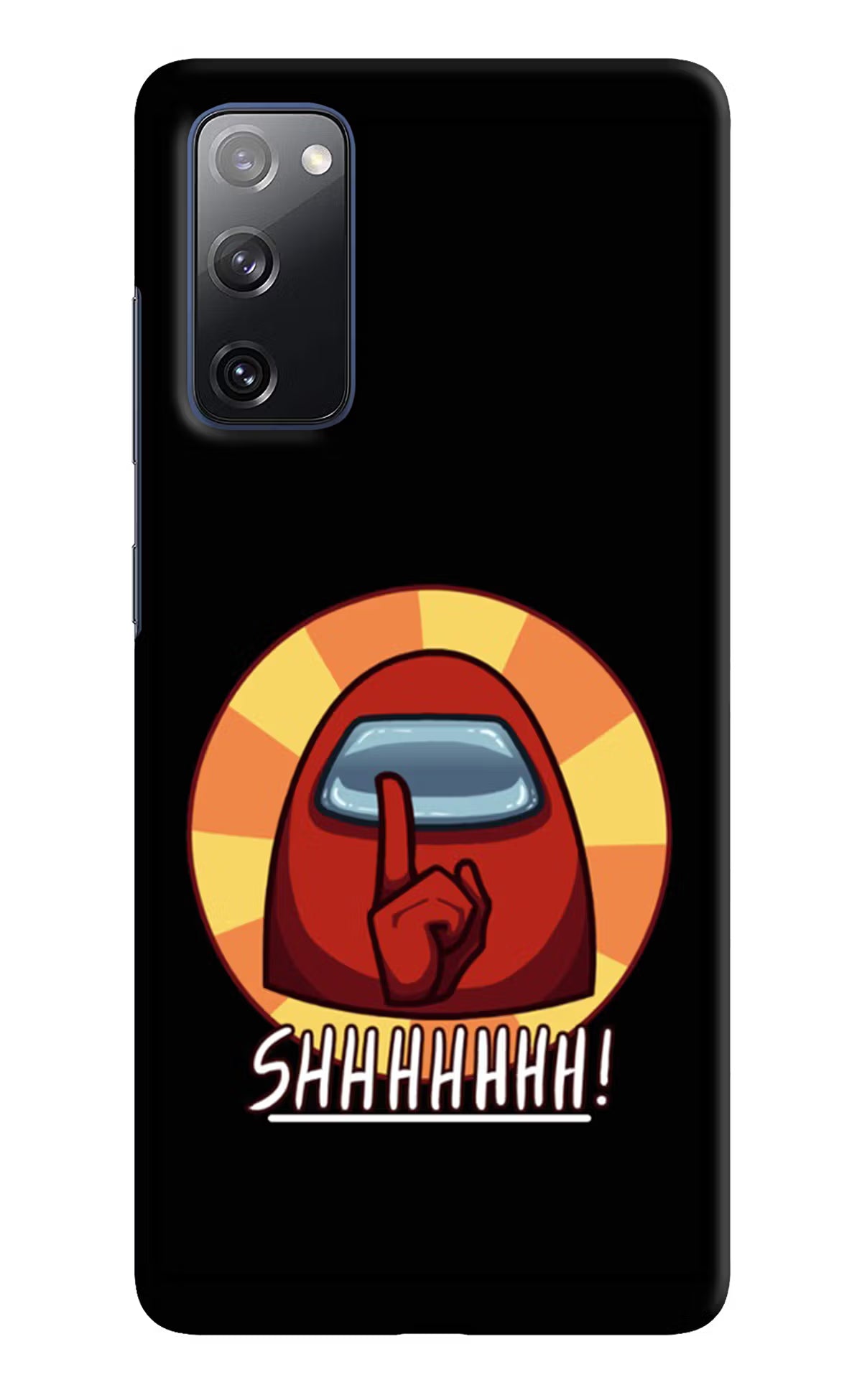 Among Us Shhh! Samsung S20 FE Hard Case Back Cover by Casekaro