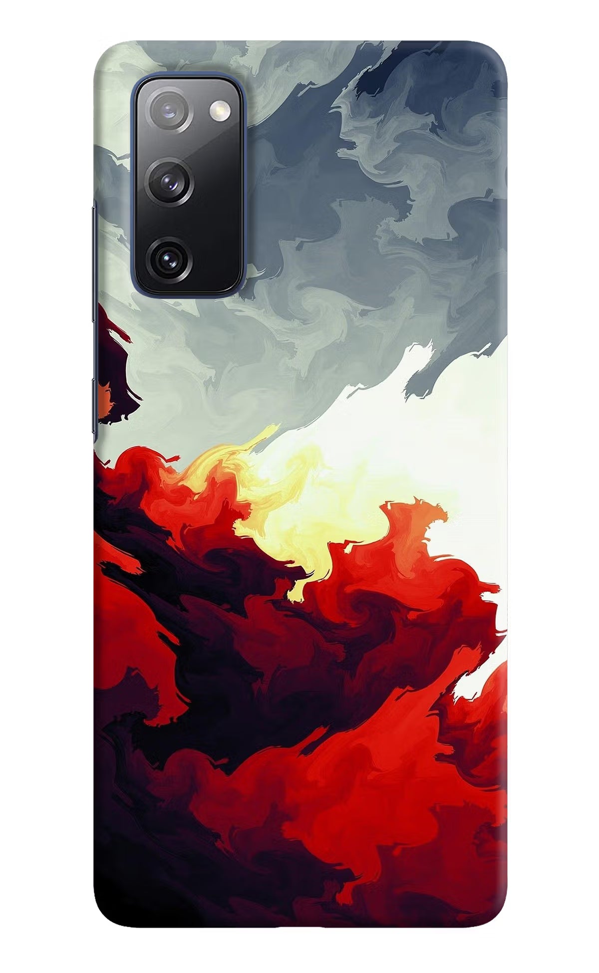 Fire Cloud Samsung S20 FE Hard Case Back Cover by Casekaro