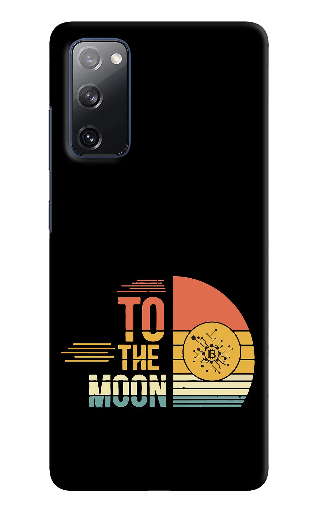 To the Moon Samsung S20 FE Hard Case Back Cover by Casekaro