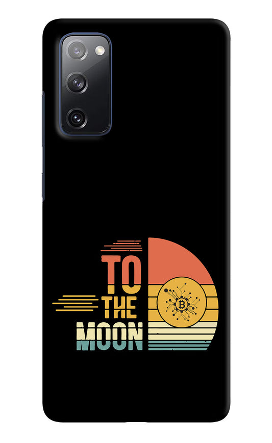 To the Moon Samsung S20 FE Hard Case Back Cover by Casekaro