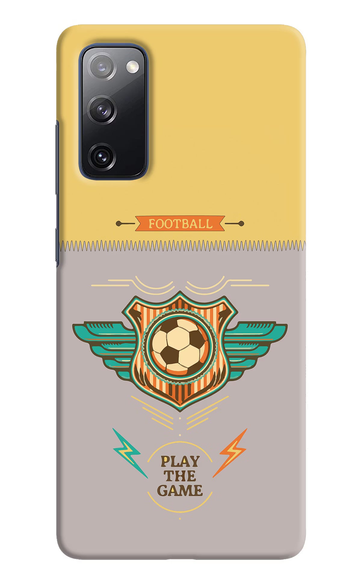 Football Samsung S20 FE Hard Case Back Cover by Casekaro
