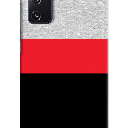 Tri Color Pattern Samsung S20 FE Hard Case Back Cover by Casekaro