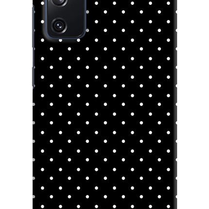 White Dots Samsung S20 FE Hard Case Back Cover by Casekaro