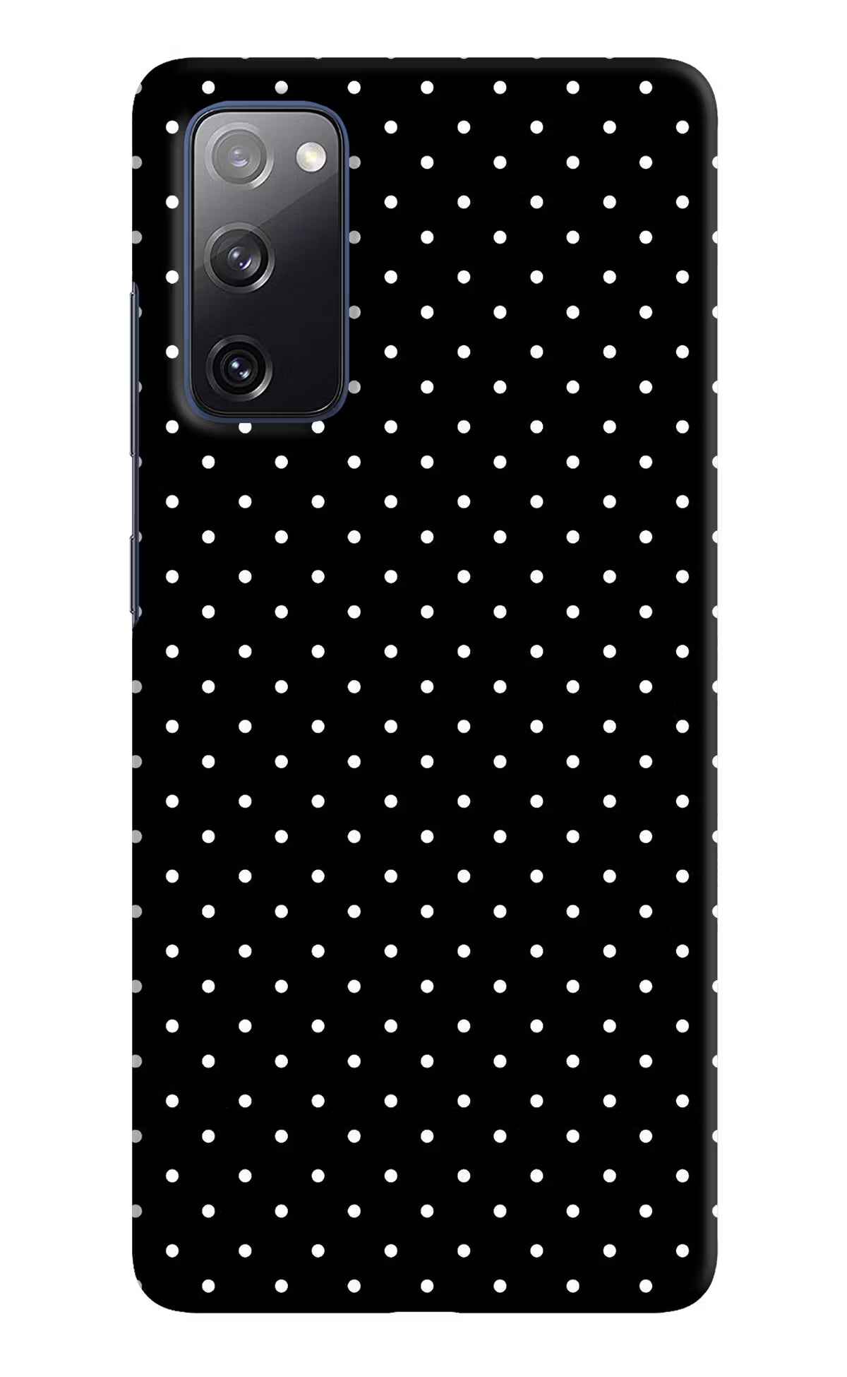 White Dots Samsung S20 FE Hard Case Back Cover by Casekaro