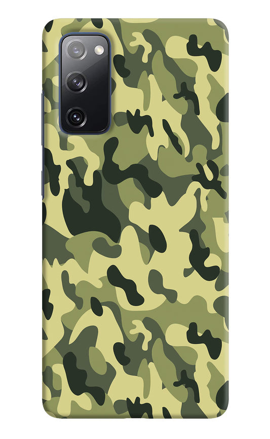 Camouflage Samsung S20 FE Hard Case Back Cover by Casekaro