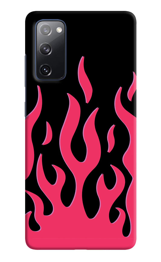Fire Flames Samsung S20 FE Hard Case Back Cover by Casekaro