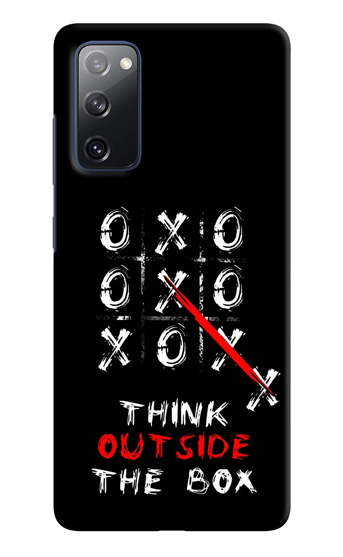 Think out of the BOX Samsung S20 FE Hard Case Back Cover by Casekaro