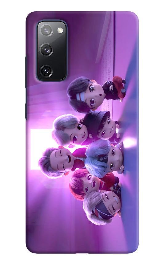 BTS Chibi Samsung S20 FE Hard Case Back Cover by Casekaro