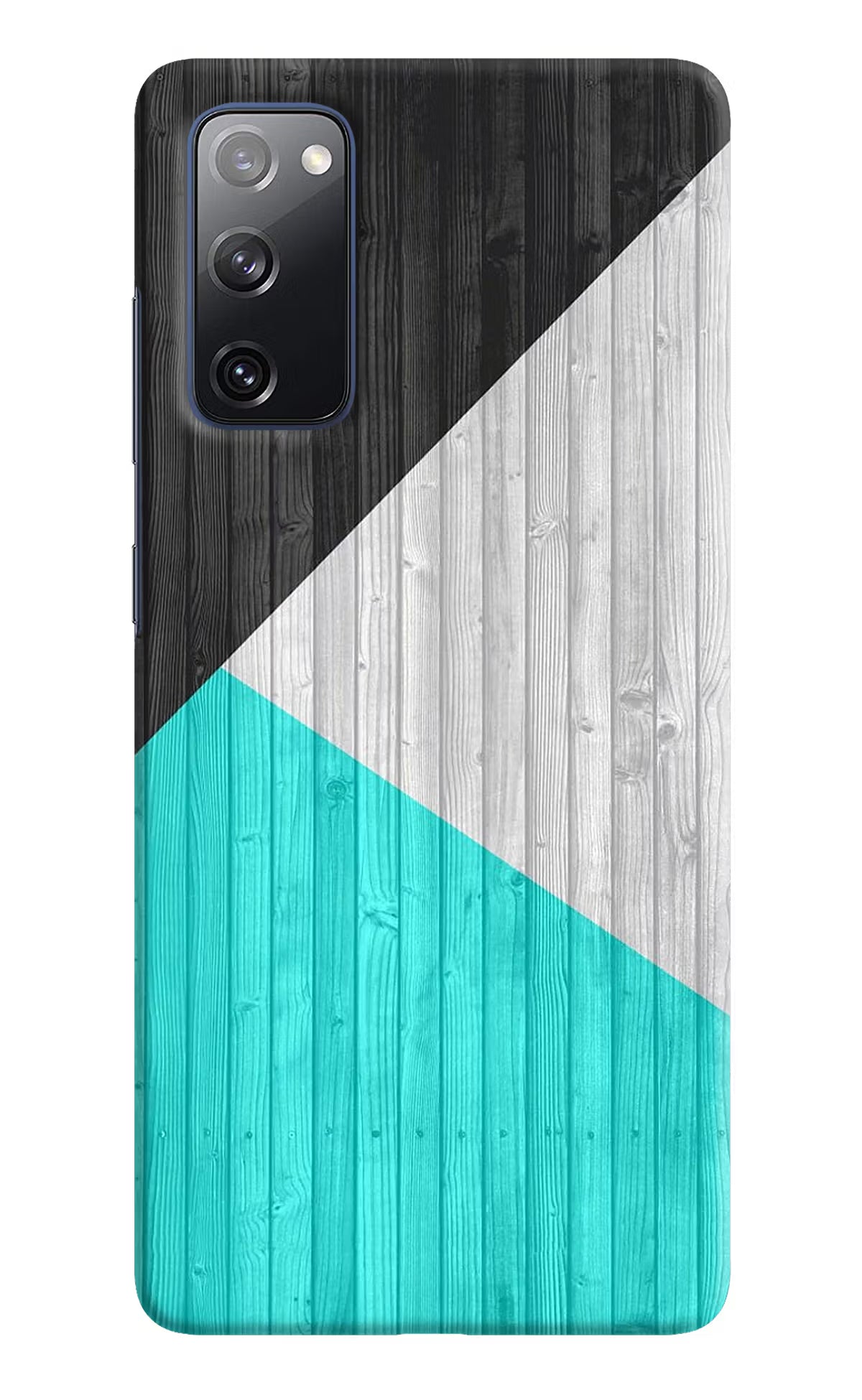 Wooden Abstract Samsung S20 FE Hard Case Back Cover by Casekaro