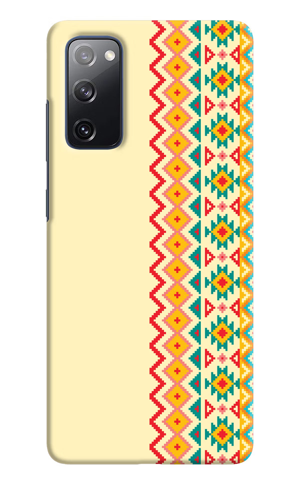 Ethnic Seamless Samsung S20 FE Hard Case Back Cover by Casekaro