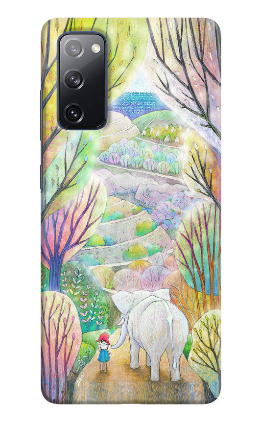 Nature Painting Samsung S20 FE Hard Case Back Cover by Casekaro