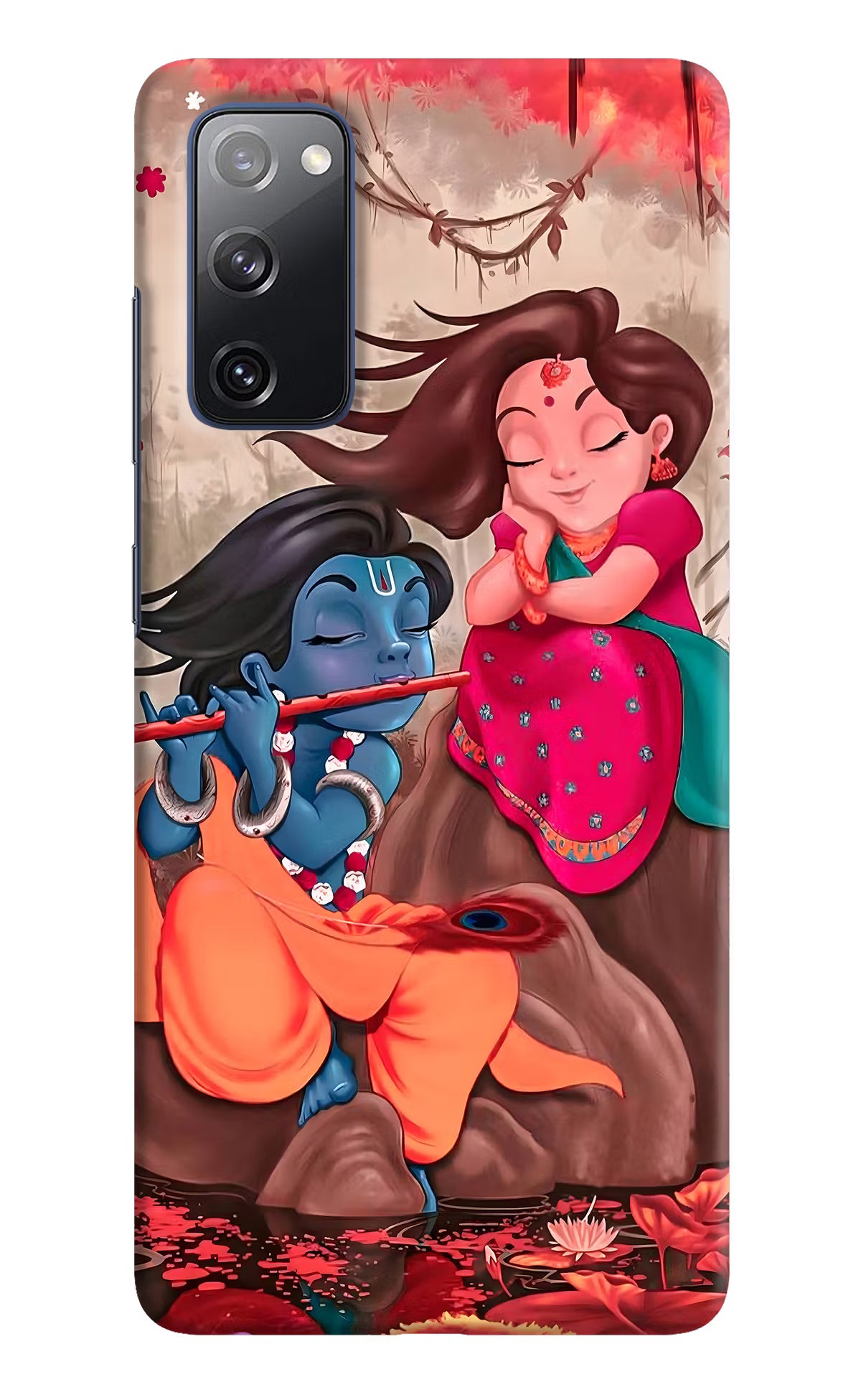 Radhe Krishna Samsung S20 FE Hard Case Back Cover by Casekaro