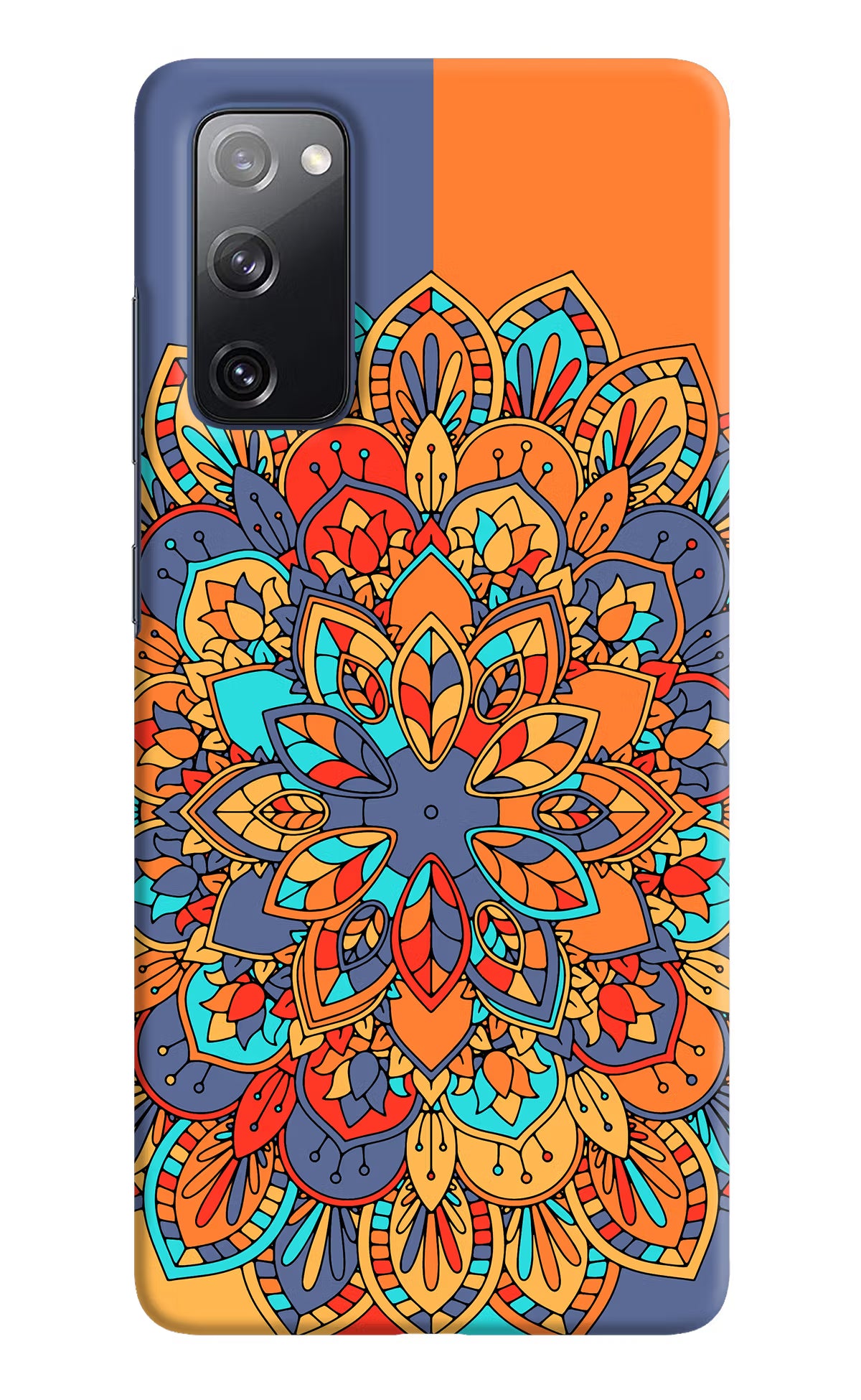 Color Mandala Samsung S20 FE Hard Case Back Cover by Casekaro
