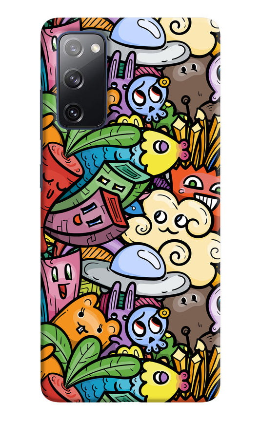 Veggie Doodle Samsung S20 FE Hard Case Back Cover by Casekaro