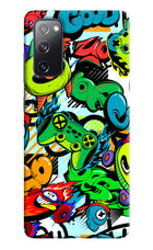 Game Doodle Samsung S20 FE Hard Case Back Cover by Casekaro