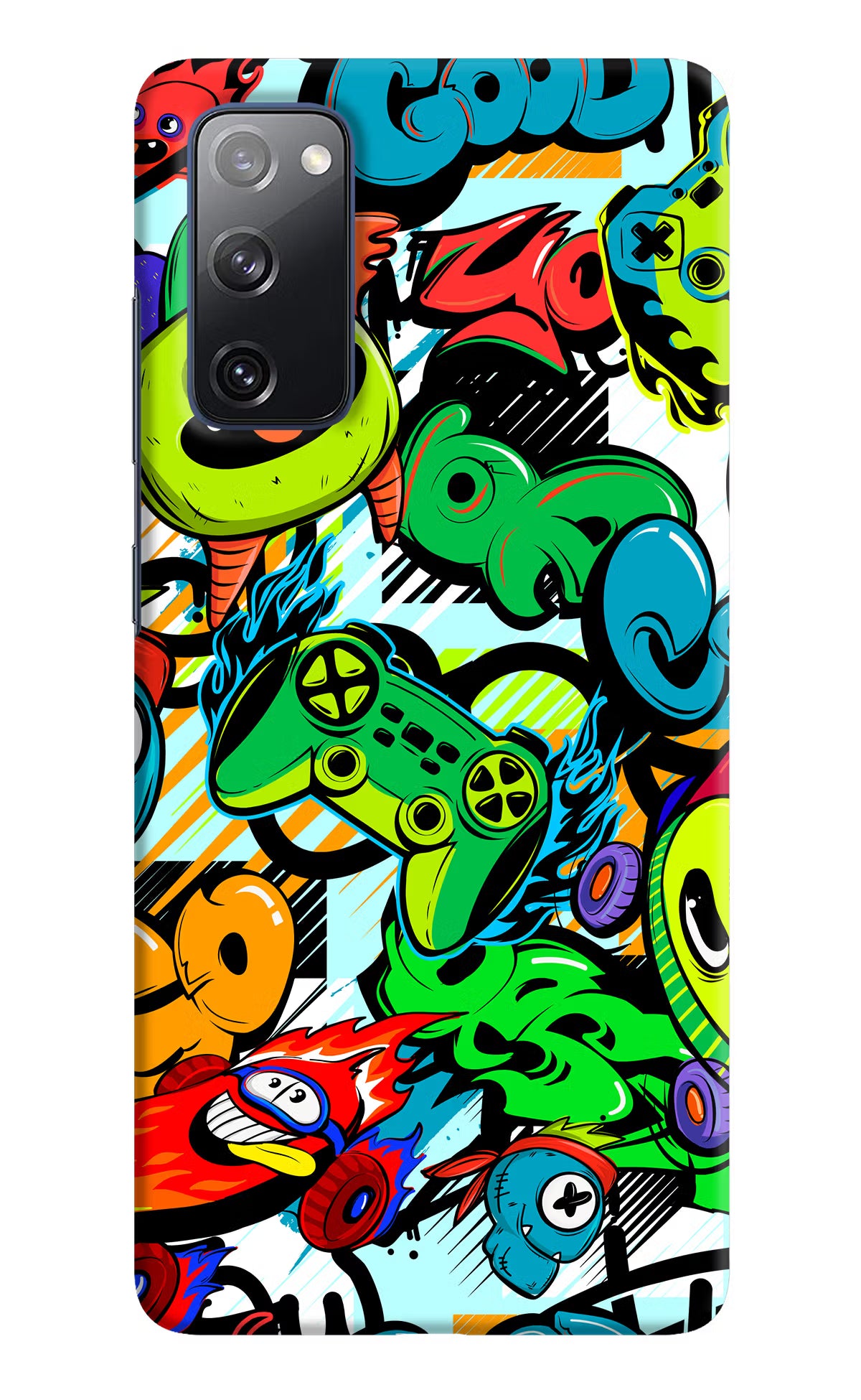 Game Doodle Samsung S20 FE Hard Case Back Cover by Casekaro