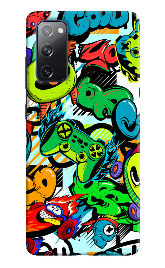 Game Doodle Samsung S20 FE Hard Case Back Cover by Casekaro