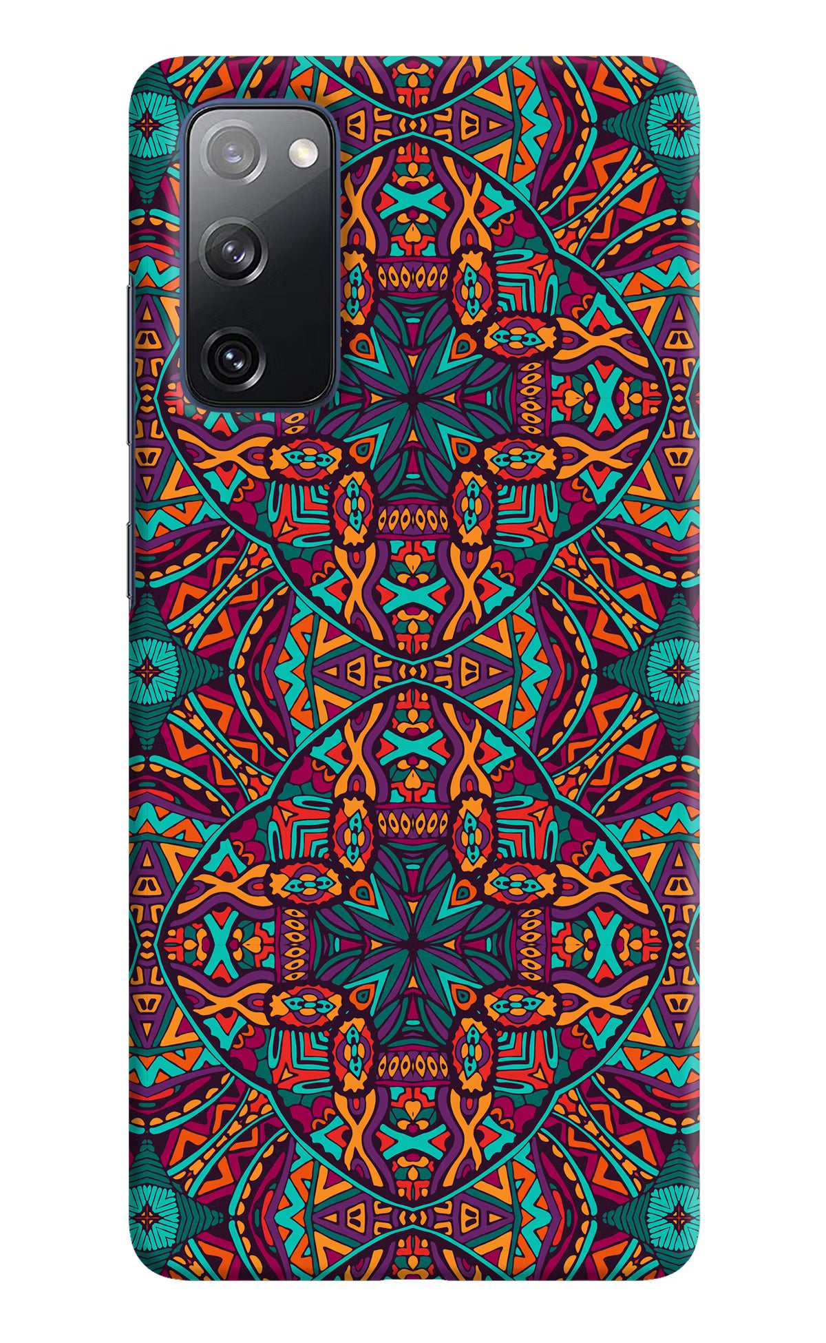 Colour Mandala Samsung S20 FE Hard Case Back Cover by Casekaro