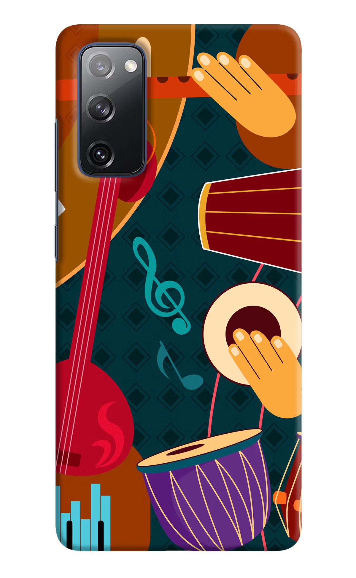 Music Instrument Samsung S20 FE Hard Case Back Cover by Casekaro