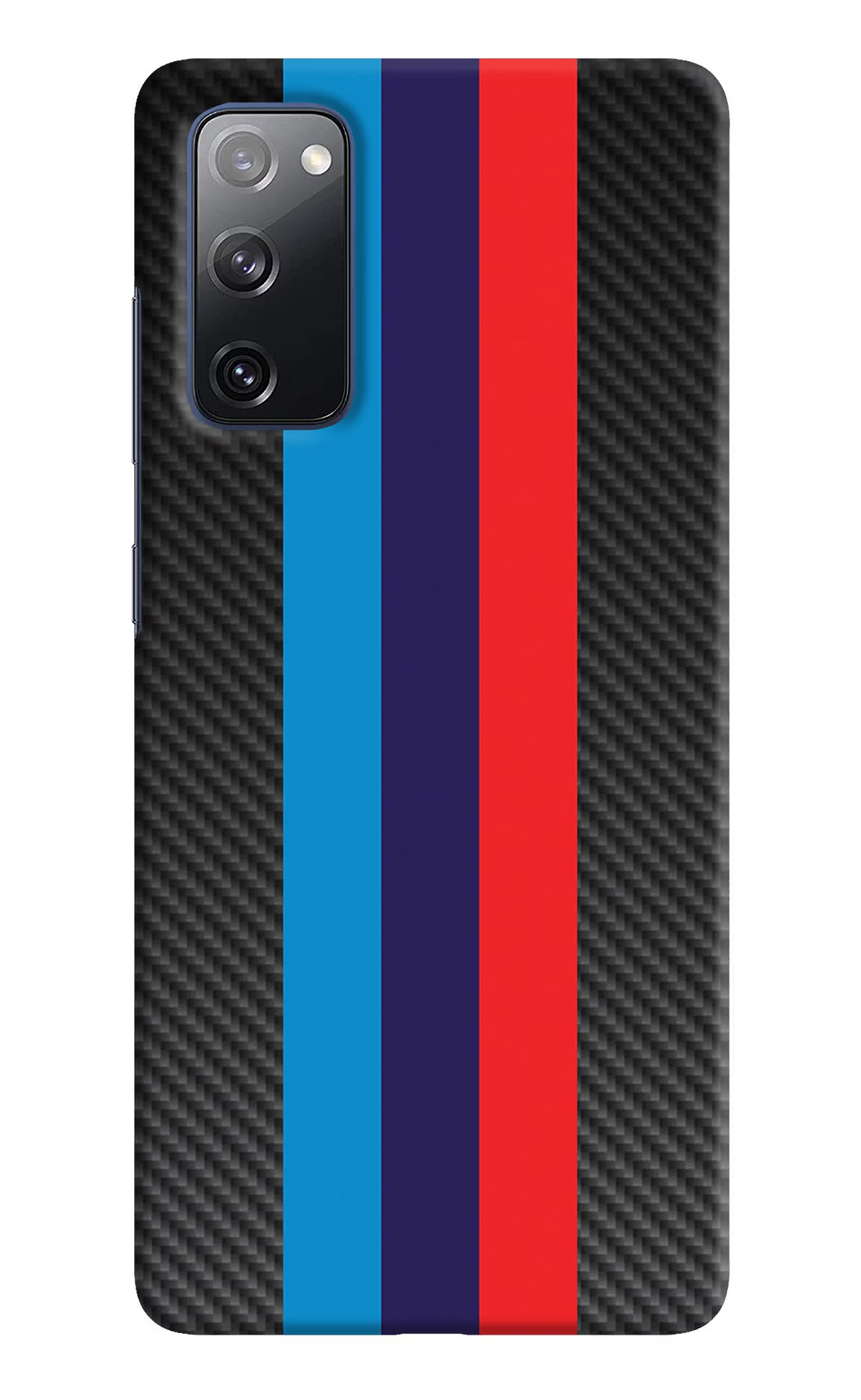 BMW Stripes Pattern Samsung S20 FE Hard Case Back Cover by Casekaro
