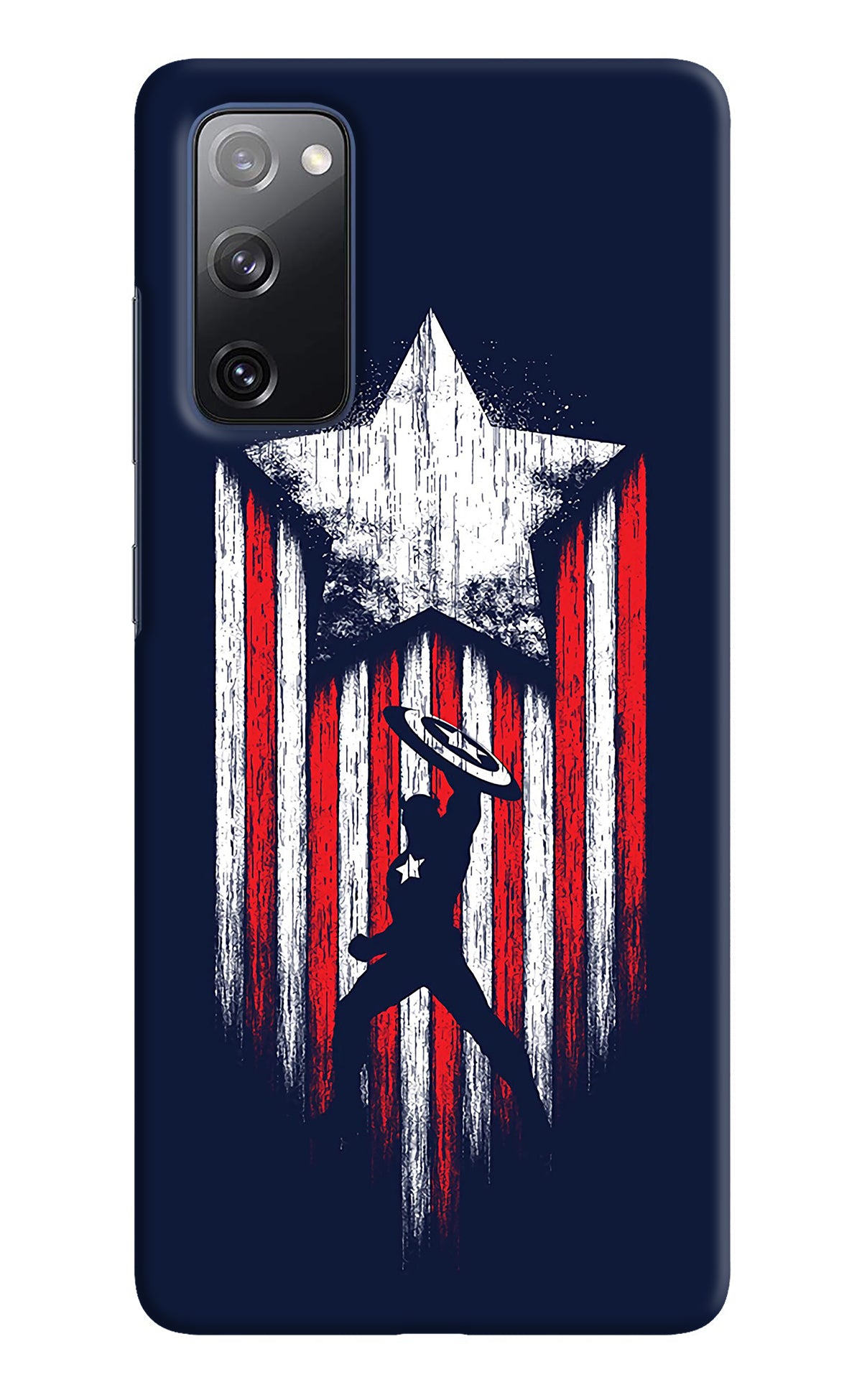 Captain America Marvel Art Samsung S20 FE Back Cover