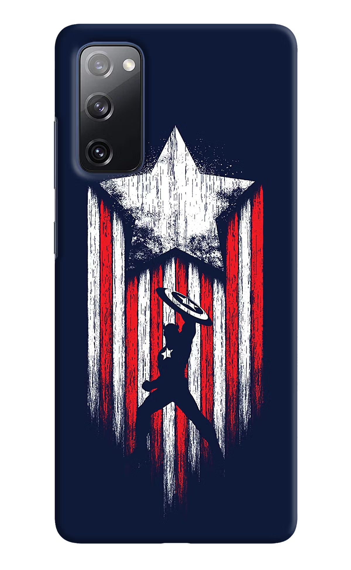 Captain America Marvel Art Samsung S20 FE Hard Case Back Cover by Casekaro