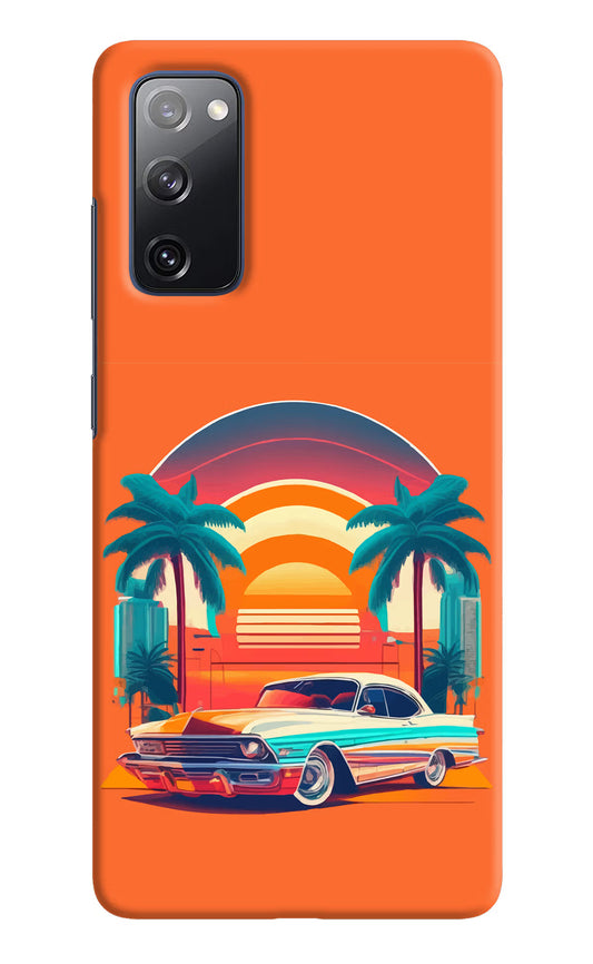 Palm Drive 80s Samsung S20 FE Hard Case Back Cover by Casekaro