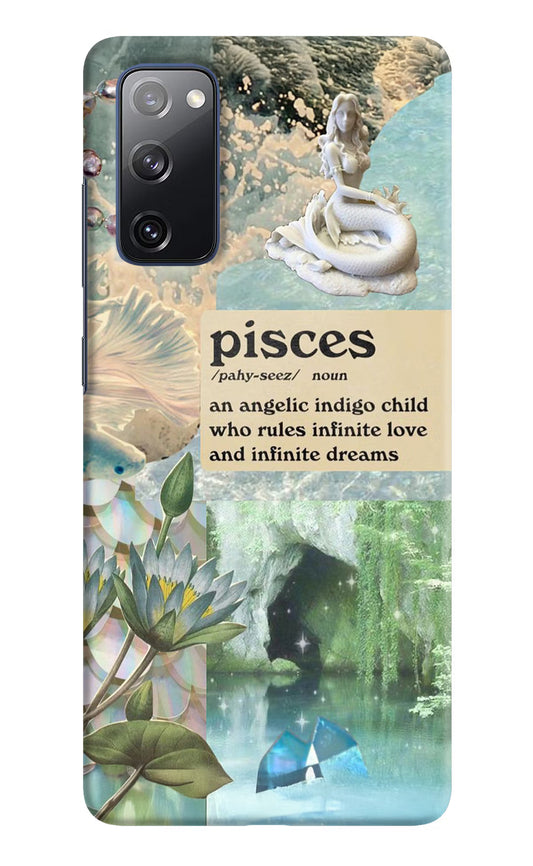 Pisces Zodiac Samsung S20 FE Hard Case Back Cover by Casekaro