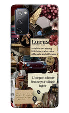 Taurus Zodiac Samsung S20 FE Hard Case Back Cover by Casekaro