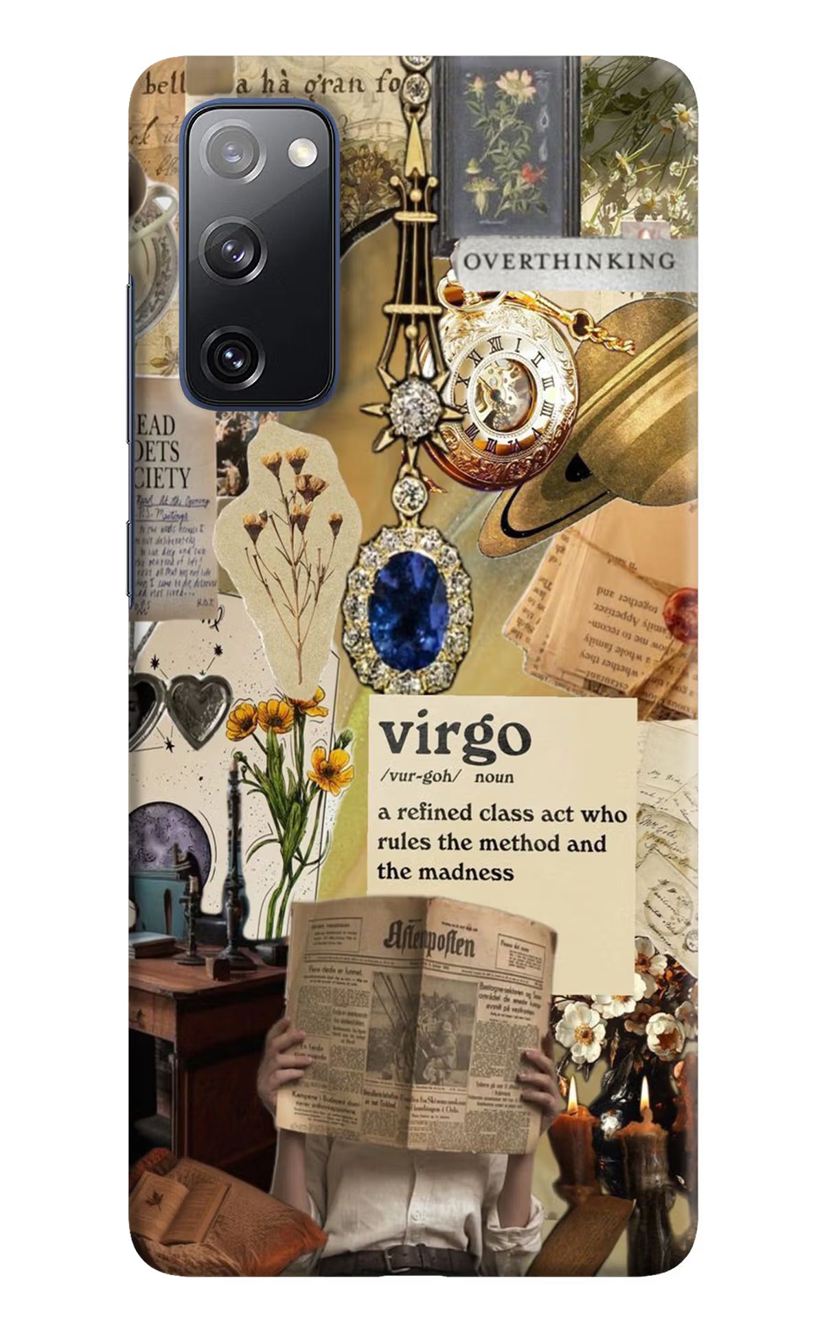Virgo Zodiac Samsung S20 FE Hard Case Back Cover by Casekaro