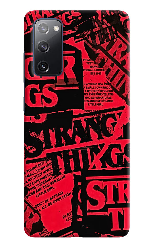 Ordinary Things Samsung S20 FE Hard Case Back Cover by Casekaro