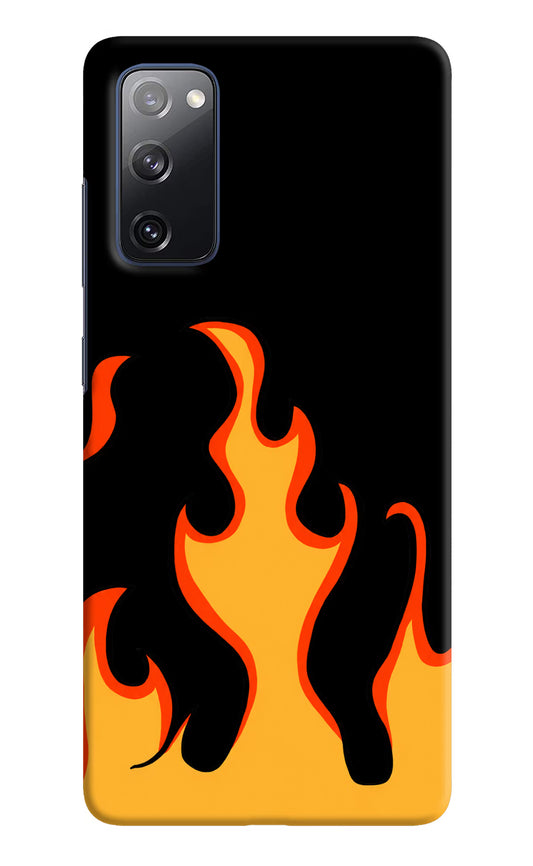 Fired Up – Black Samsung S20 FE Hard Case Back Cover by Casekaro
